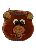 Pig Velvet Coin Purse V0701