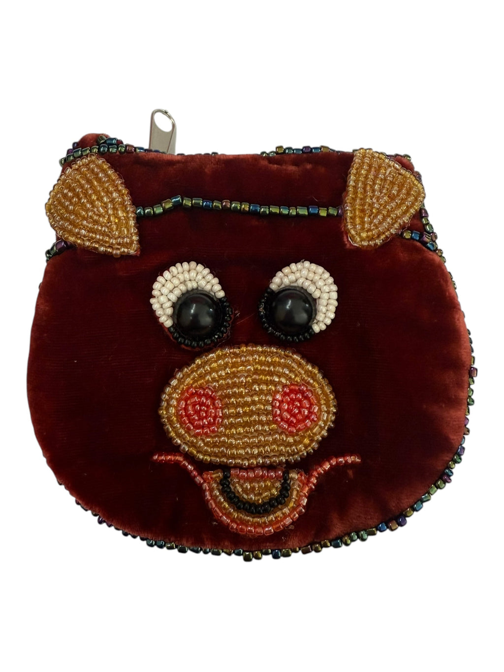 Pig Velvet Coin Purse V0701