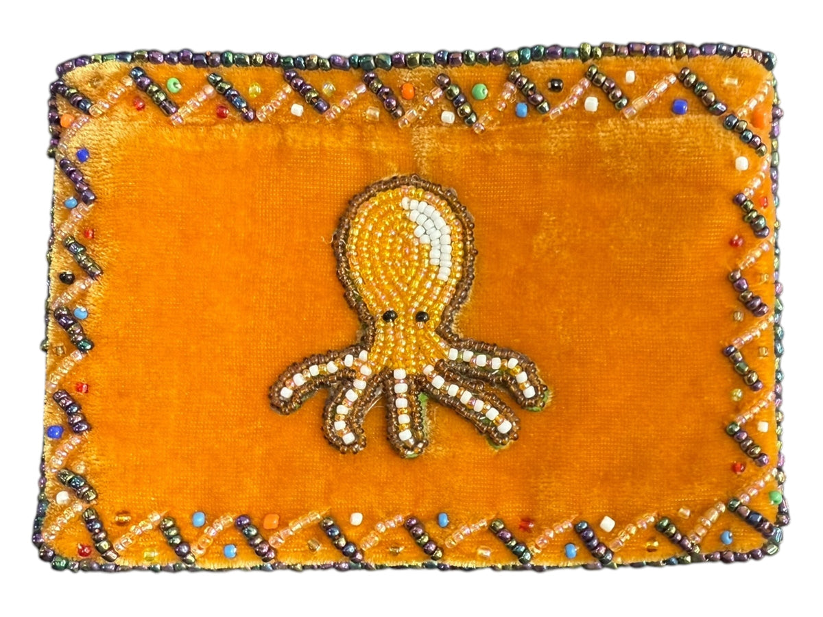 Octopus Velvet Coin Purse V0701
