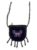 Butterfly Velvet Mini Necklace Charm Bag V0704- Butterfly