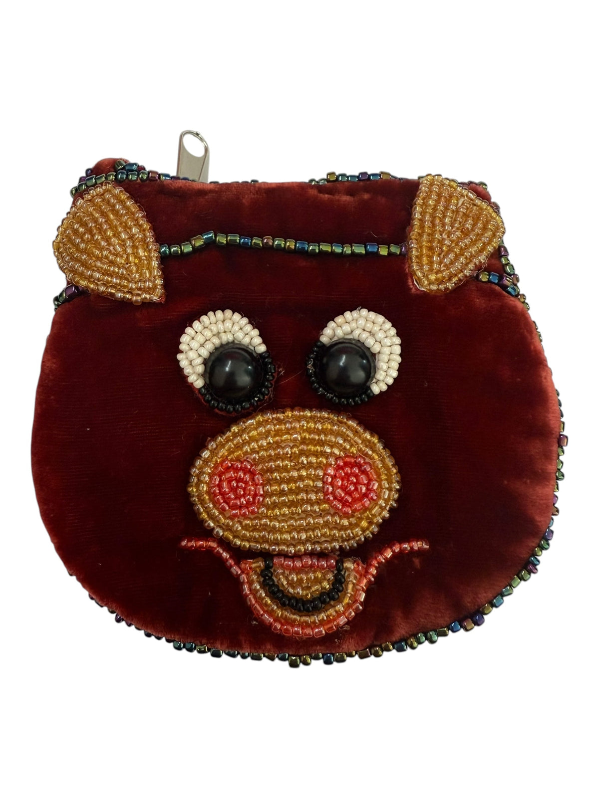 Pig Velvet Coin Purse V0701