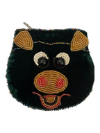 Pig Velvet Coin Purse V0701