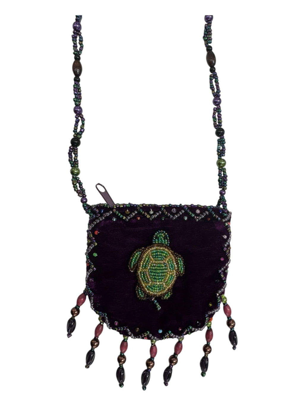 Turtle Velvet Mini Necklace Charm Bag V0704-Turtle