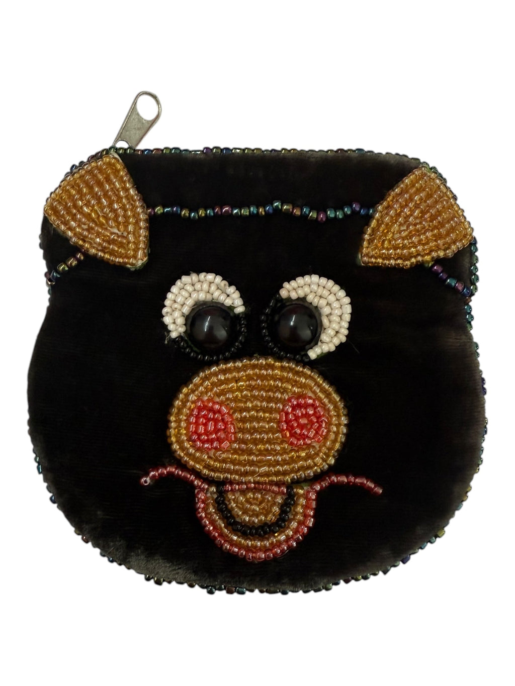 Pig Velvet Coin Purse V0701