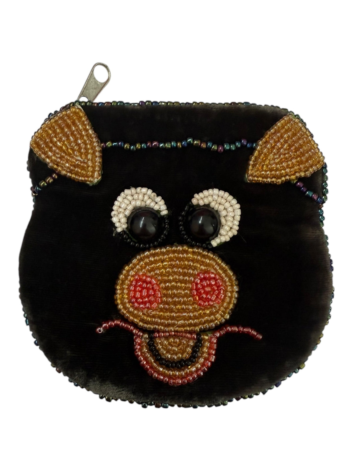 Pig Velvet Coin Purse V0701
