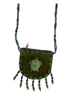 Turtle Velvet Mini Necklace Charm Bag V0704-Turtle