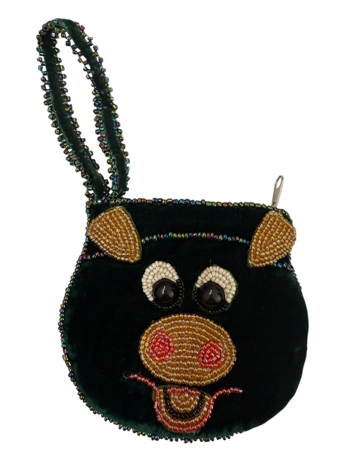 Pig Velvet Coin Purse V0701