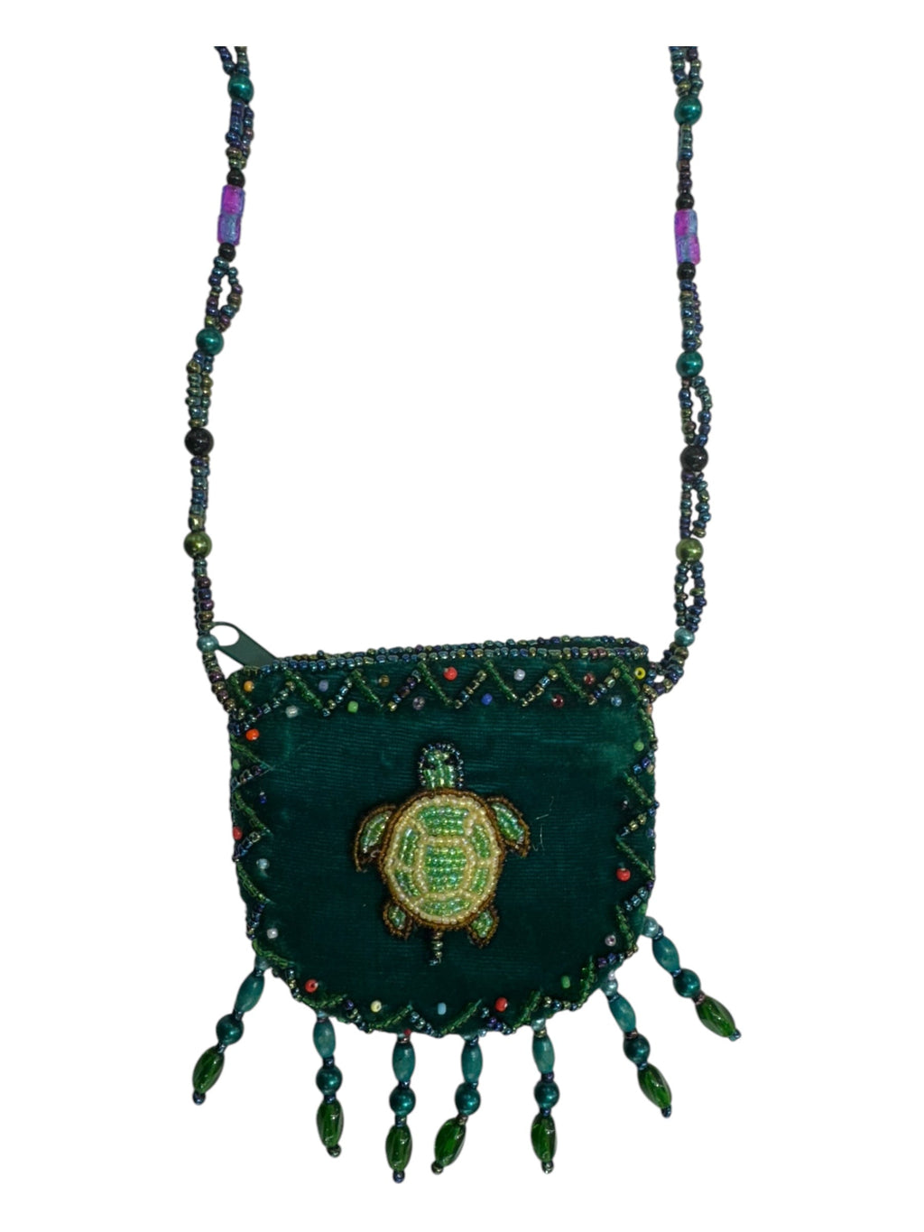 Turtle Velvet Mini Necklace Charm Bag V0704-Turtle