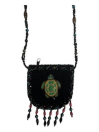 Turtle Velvet Mini Necklace Charm Bag V0704-Turtle
