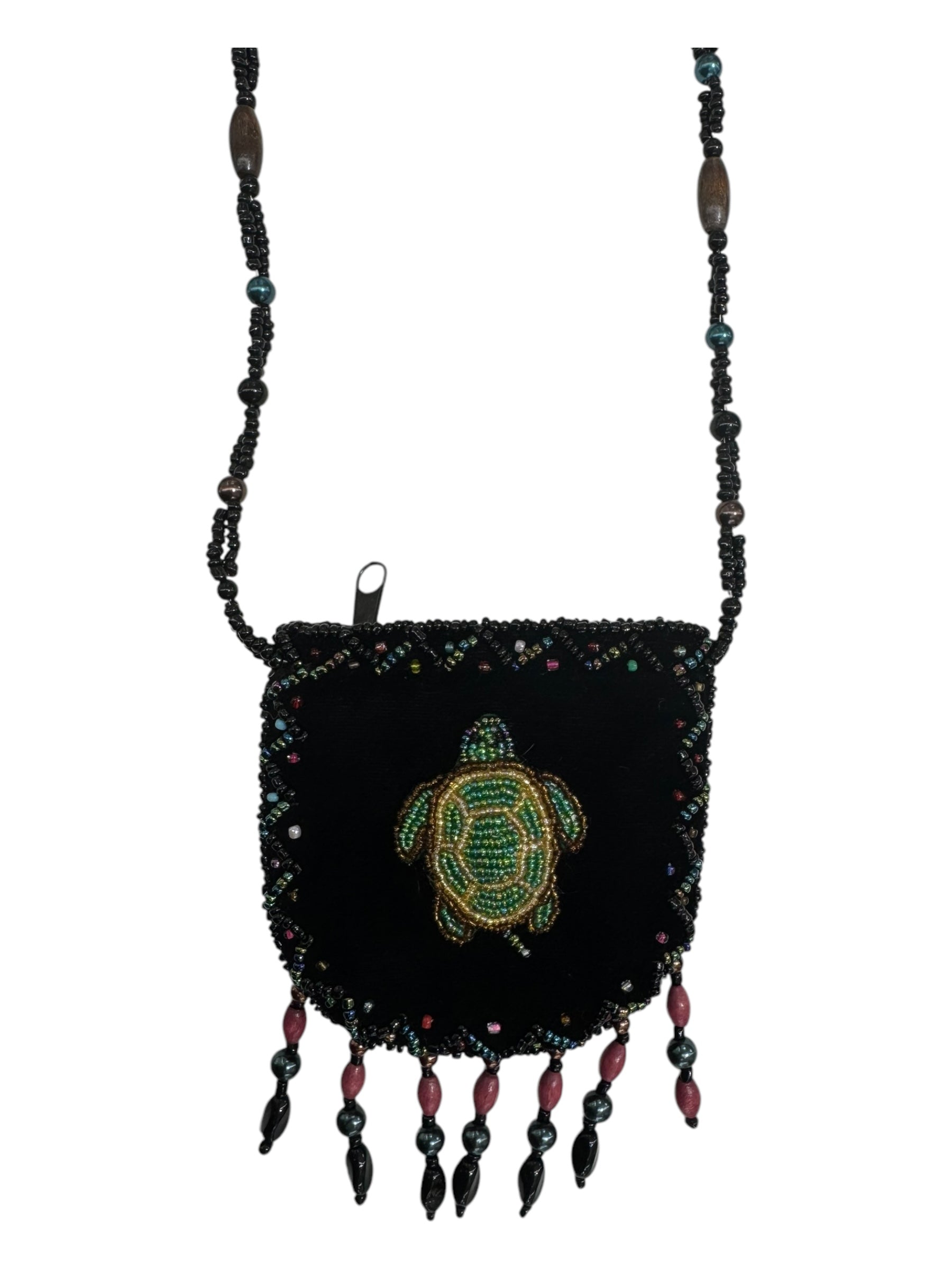 Turtle Velvet Mini Necklace Charm Bag V0704-Turtle