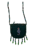Seahorse Velvet Mini Necklace Charm Bag V0704-Seahorse