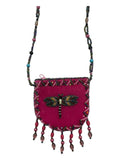 Dragonfly Velvet Mini Necklace Charm Bag V0704-Dragonfly