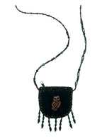 Owl Velvet Mini Necklace Charm Bag V0704-Owl