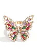 Butterfly Cubic Zirconia Ring R1623