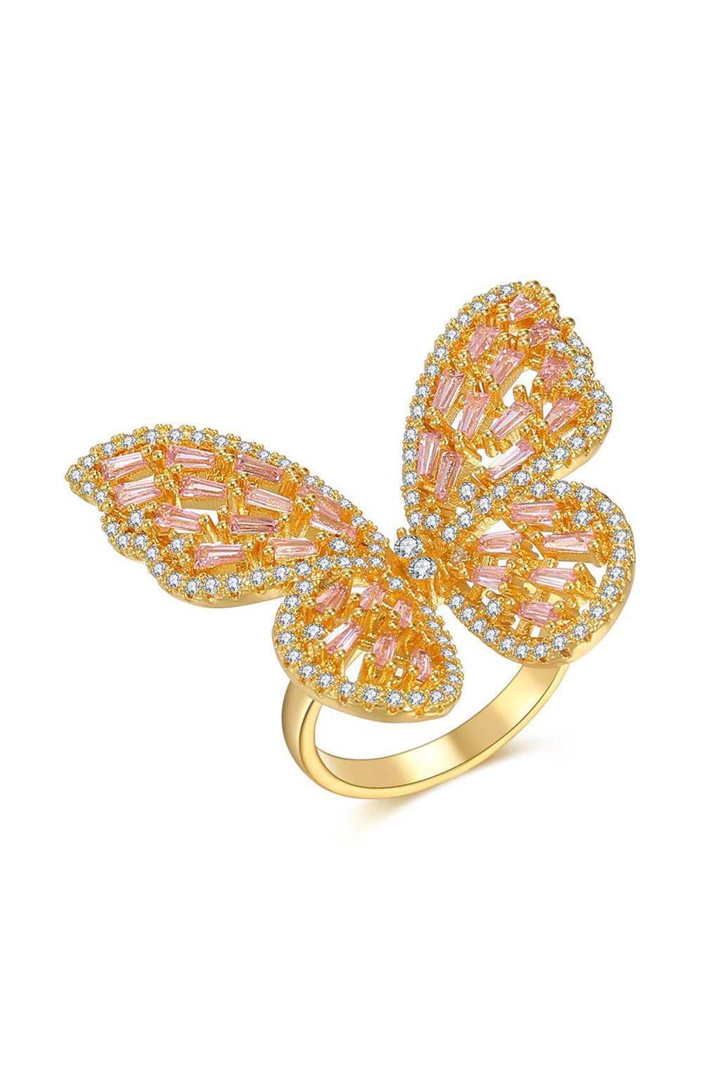 Butterfly Cubic Zirconia Ring R1623