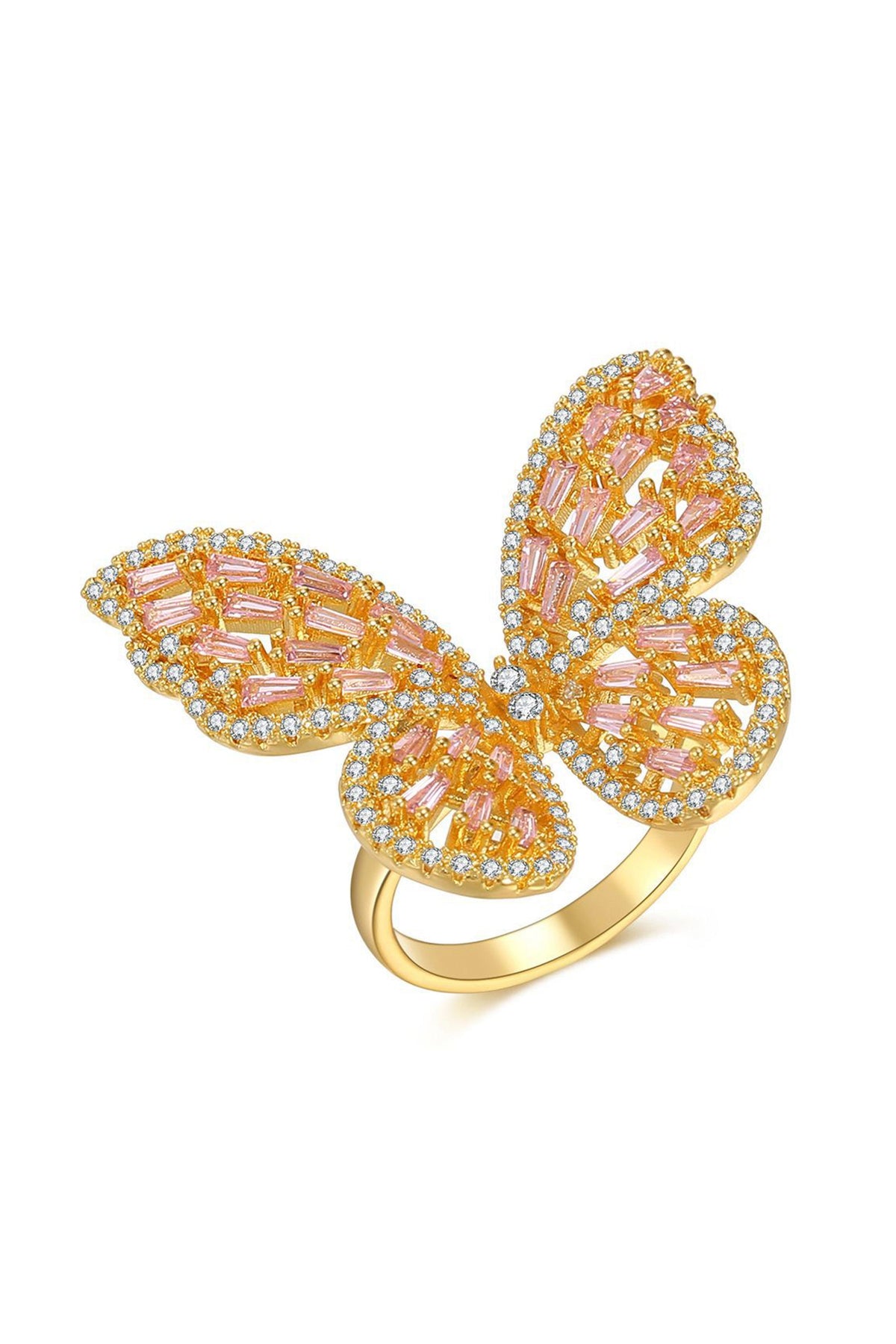 Butterfly Cubic Zirconia Ring R1623