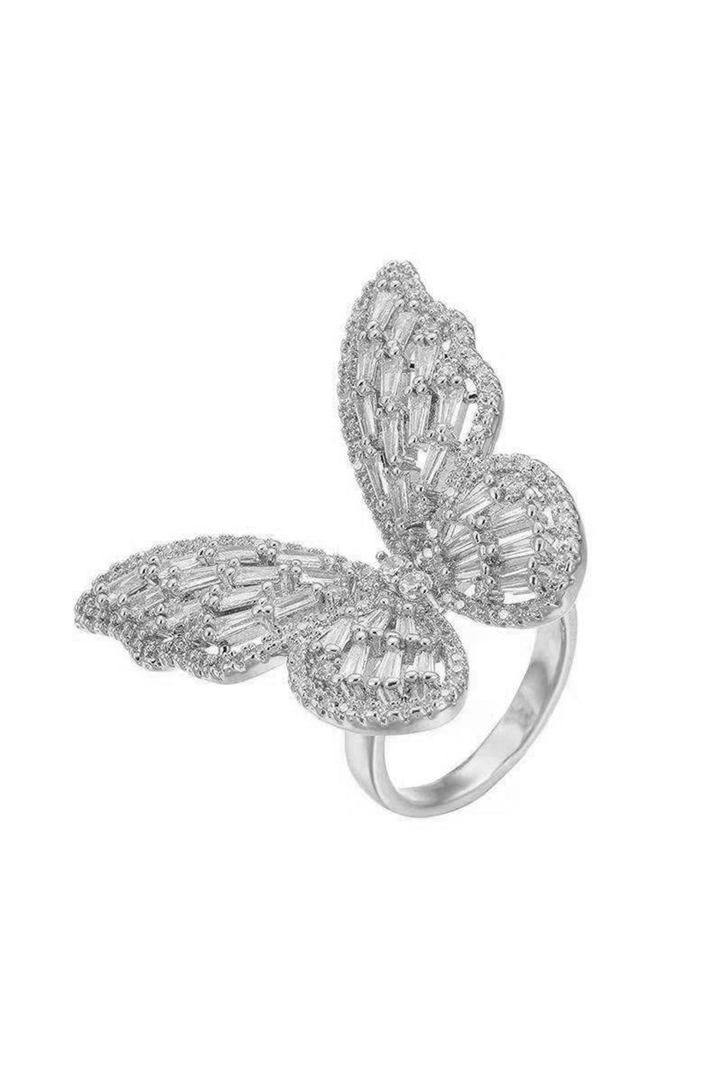 Butterfly Cubic Zirconia Ring R1623