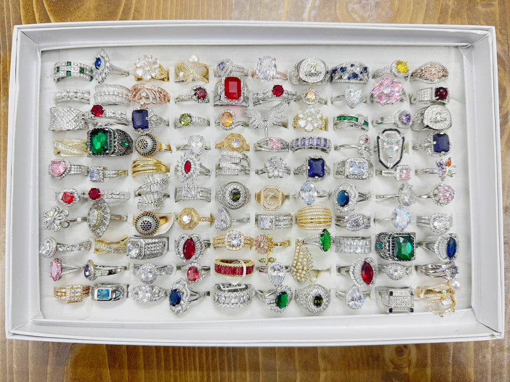 Cubic Zirconia Geometry Random Rings R2228