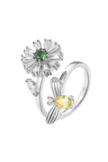 Daisy Cubic Zirconia Ring R2330
