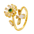 Daisy Cubic Zirconia Ring R2330