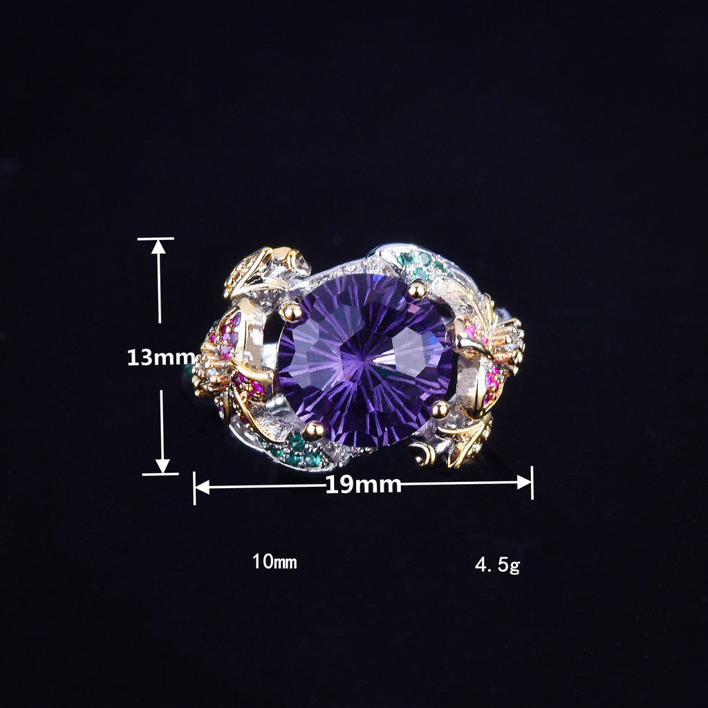 Floral Cubic Zirconia Rings R2391