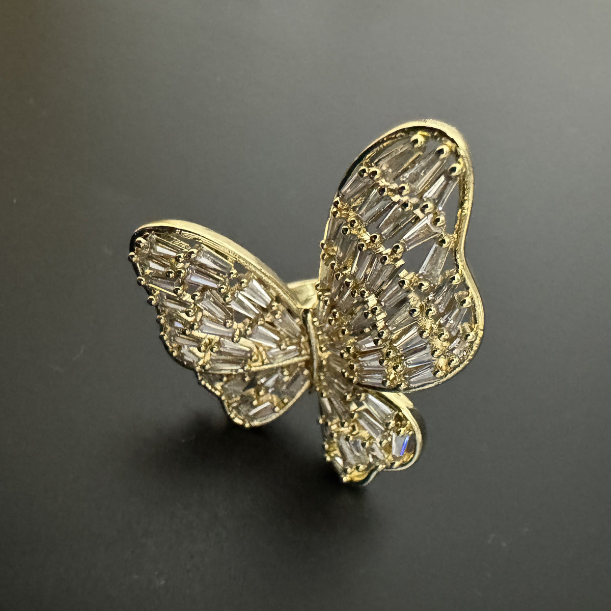 Butterfly Cubic Zirconia Rings R2491