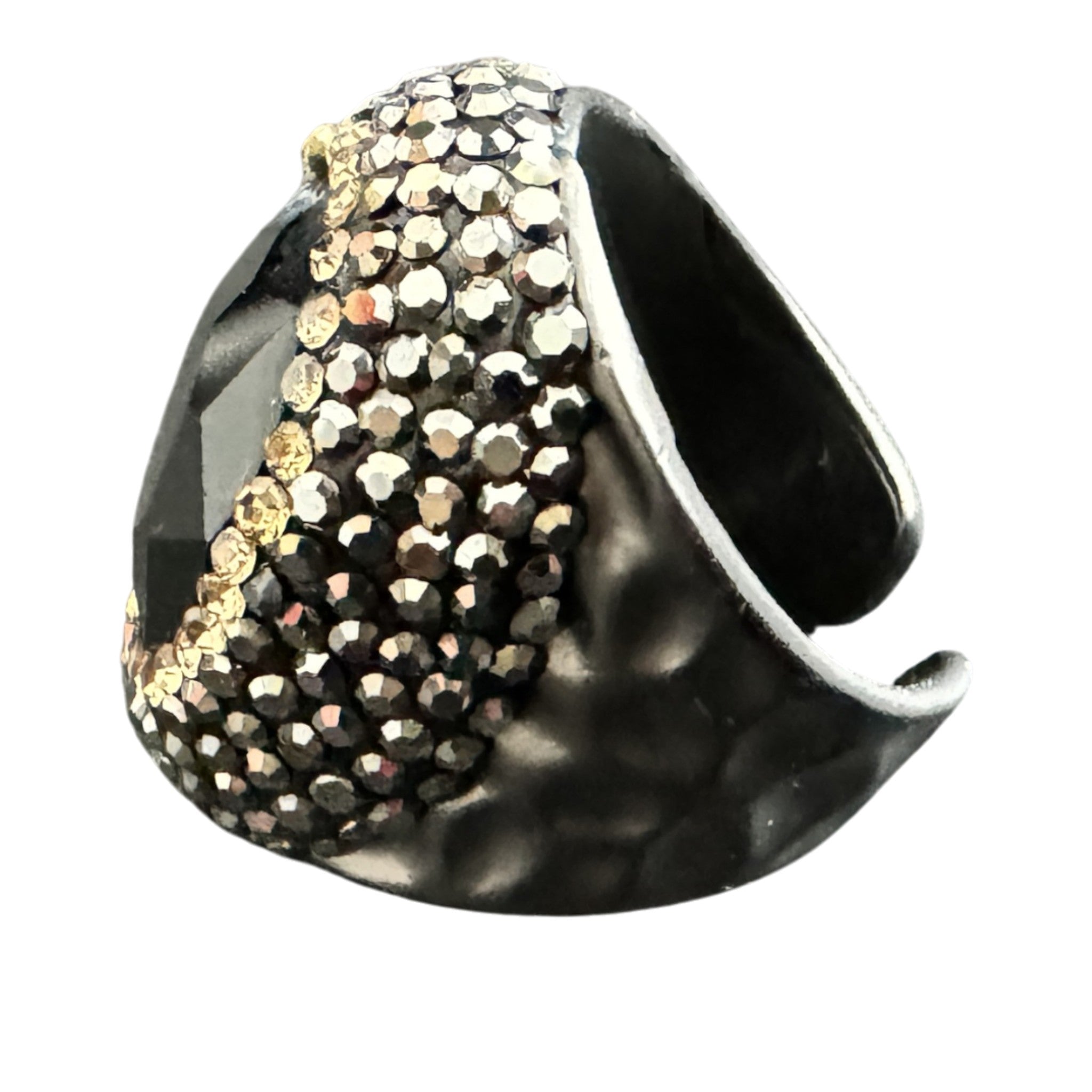 Glass Pavé Cocktail Ring R2532
