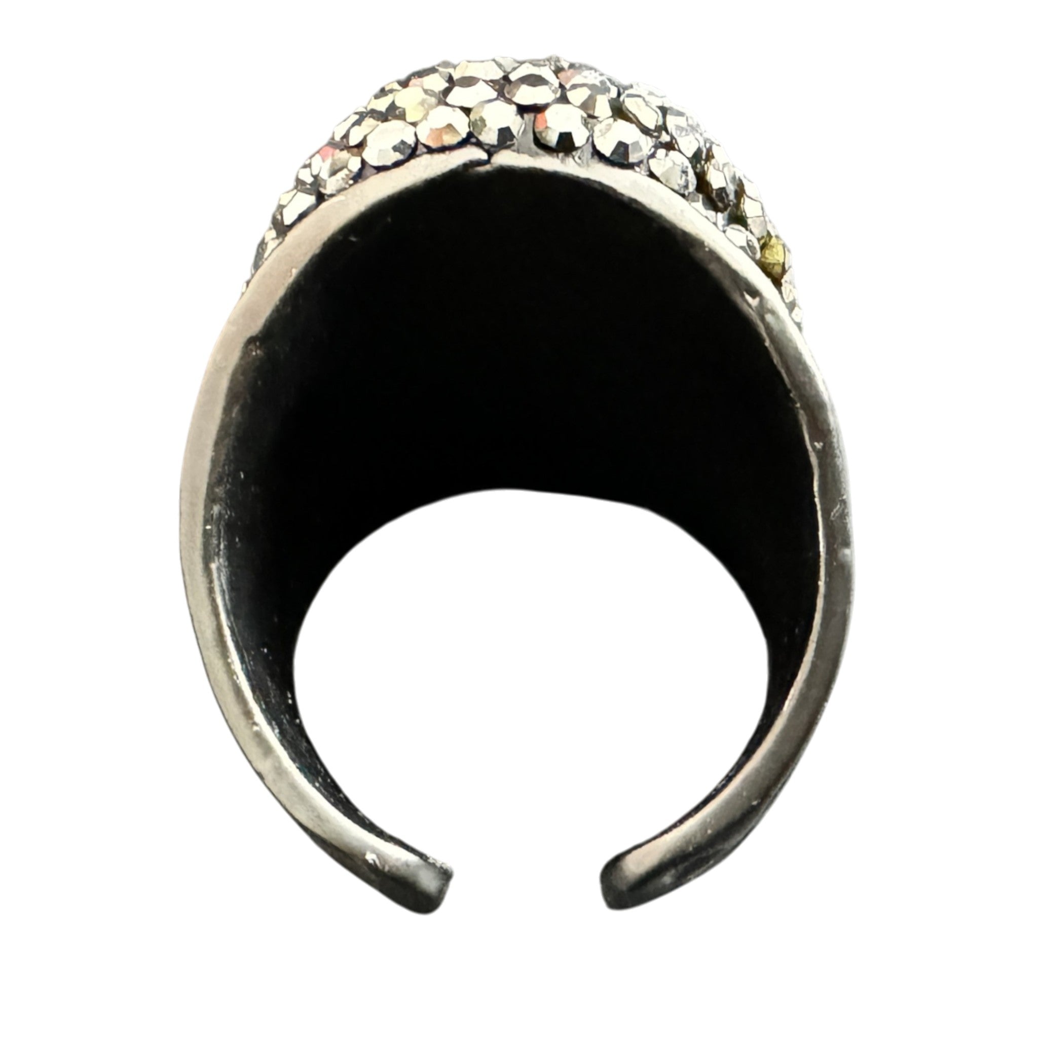 Glass Pavé Cocktail Ring R2532
