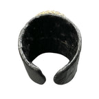 Glass Rhinestone Leather Rings R2576
