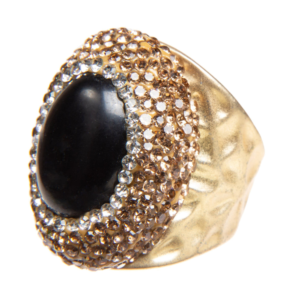 Onyx Pavé Cocktail Ring R2626 - view 5