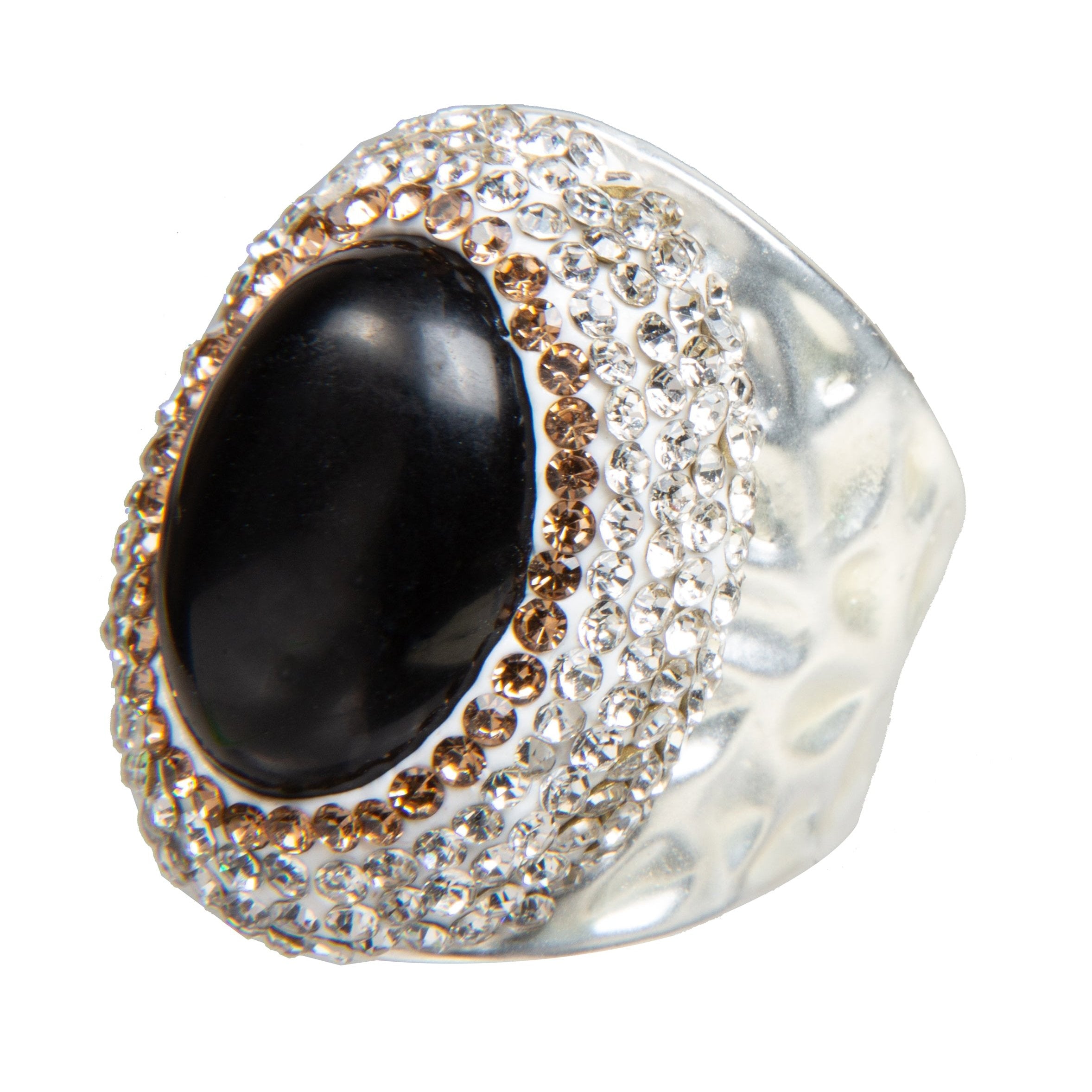 Onyx Pavé Cocktail Ring R2626