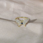 Butterfly Rhinestone Ring R2649