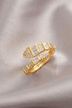 Snake Rhinestone Ring R2670