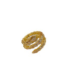 Cubic Zirconia Snake Ring R2680