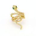 Cubic Zirconia Snake Rings R2682