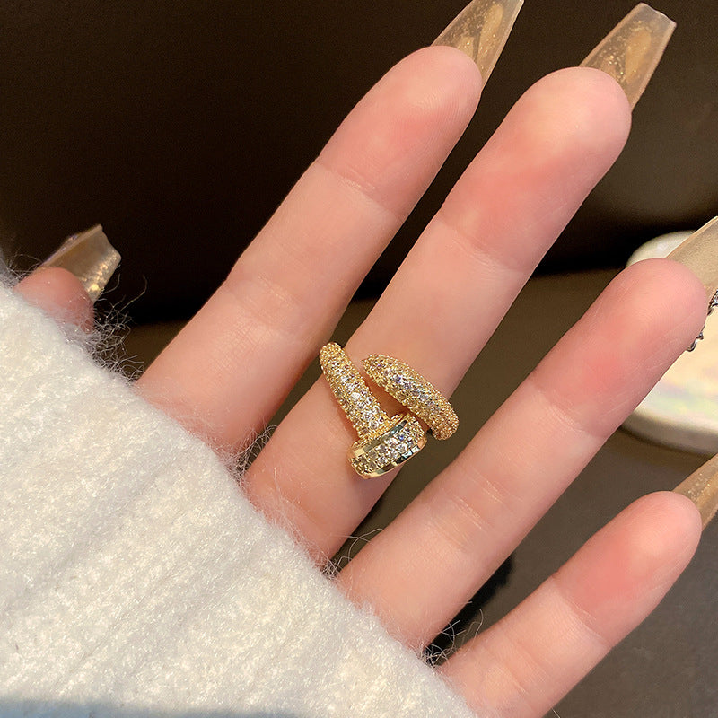 Nail Rhinestone Ring R2683