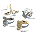 Nail Rhinestone Ring R2683