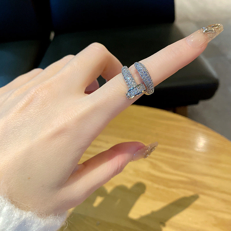 Nail Rhinestone Ring R2683