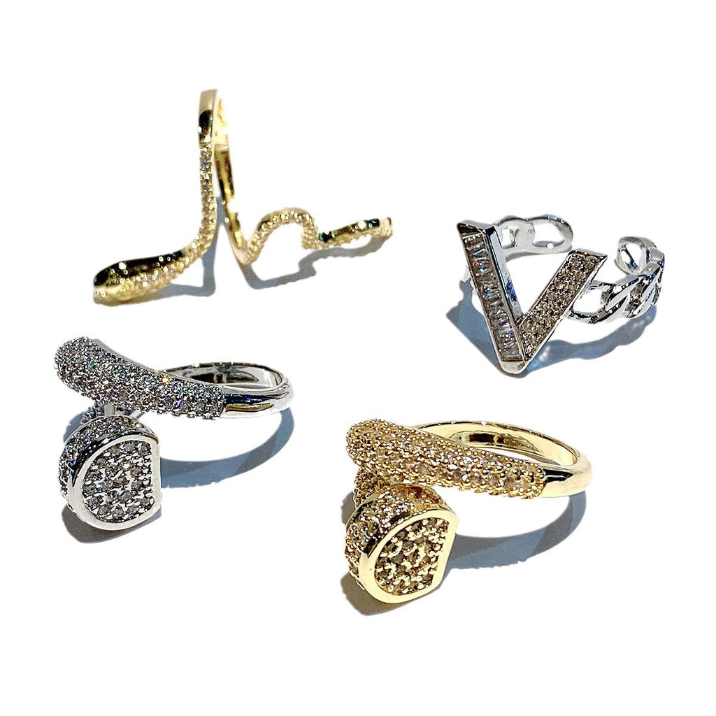 Nail Rhinestone Ring R2683