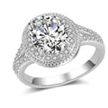Circle Cubic Zirconia Ring R2702