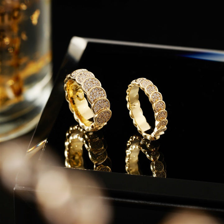 Round Rhinestone Ring R2715