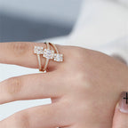 Cubic Zirconia Square Ring R2731