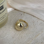 18K Gold Plated Irregular Shape Water Droplets Ring R2752