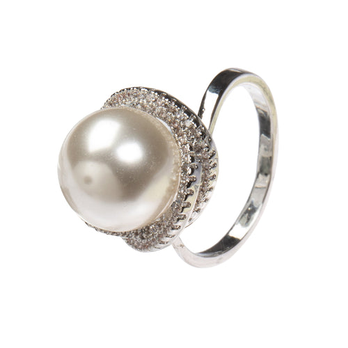 18K Gold Plated Cubic Zirconia Ring R2770