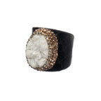 Druzy Pavé Cocktail Ring R2783