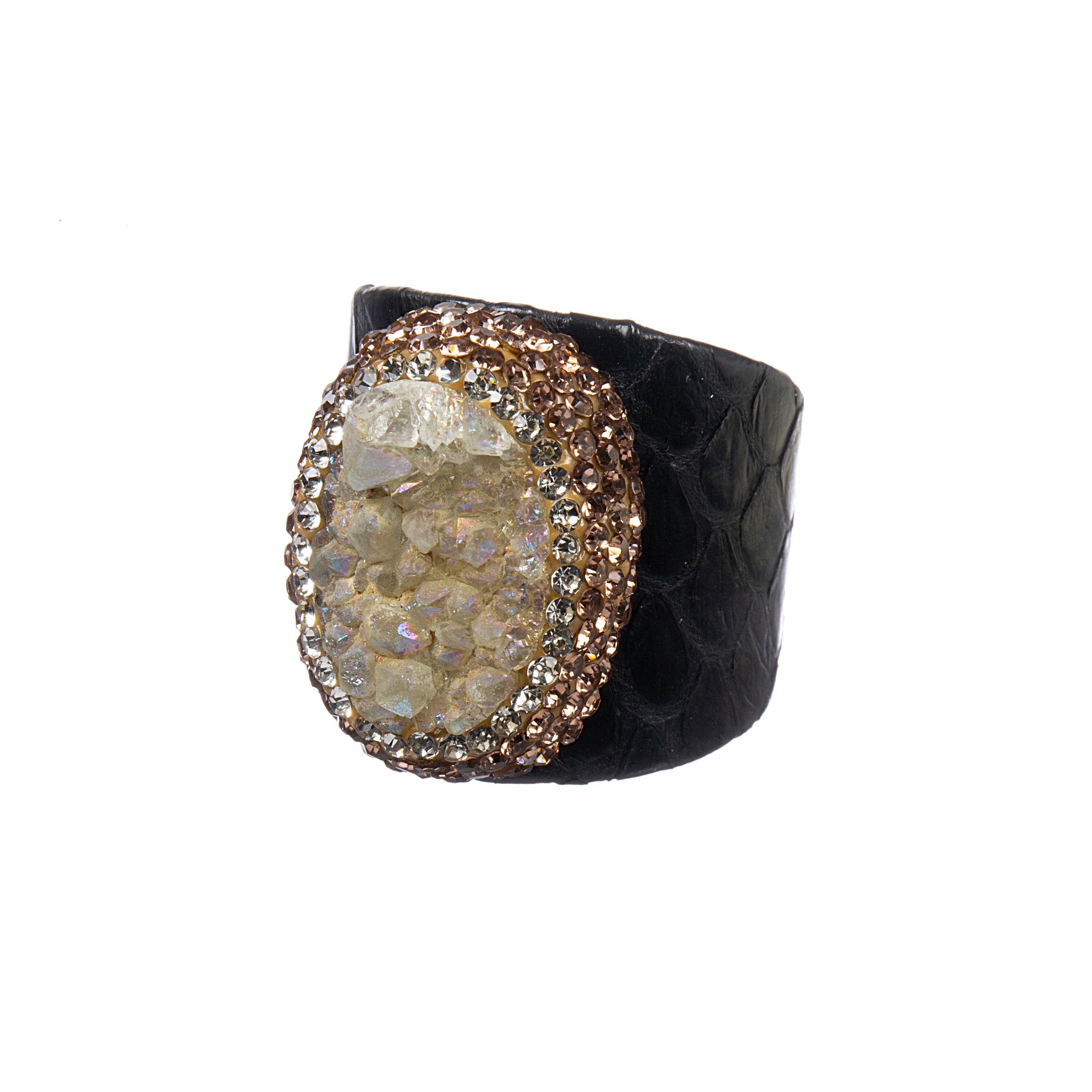 Druzy Pavé Cocktail Ring R2783