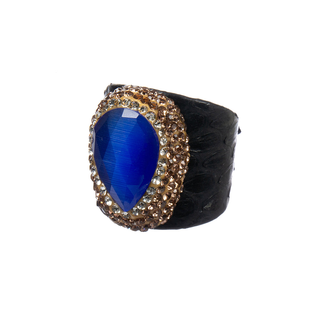 Composite Cymophane Pavé Cocktail Ring R2795