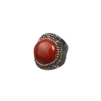 Red Jasper Pavé Cocktail Ring R2798