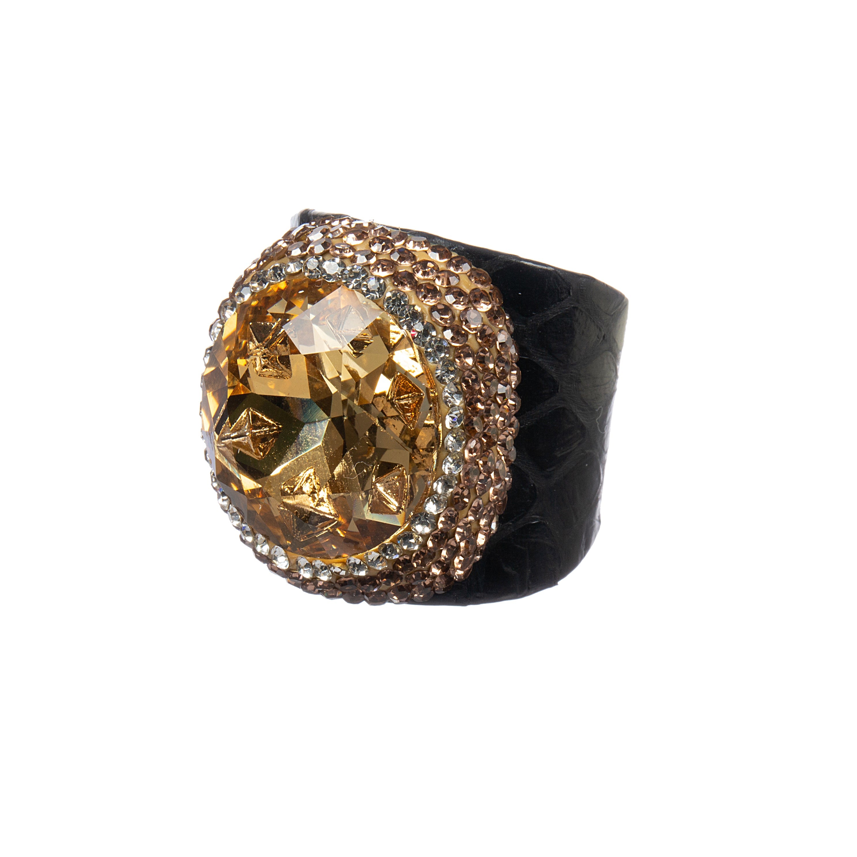 Crystal Pavé Cocktail Ring R2803