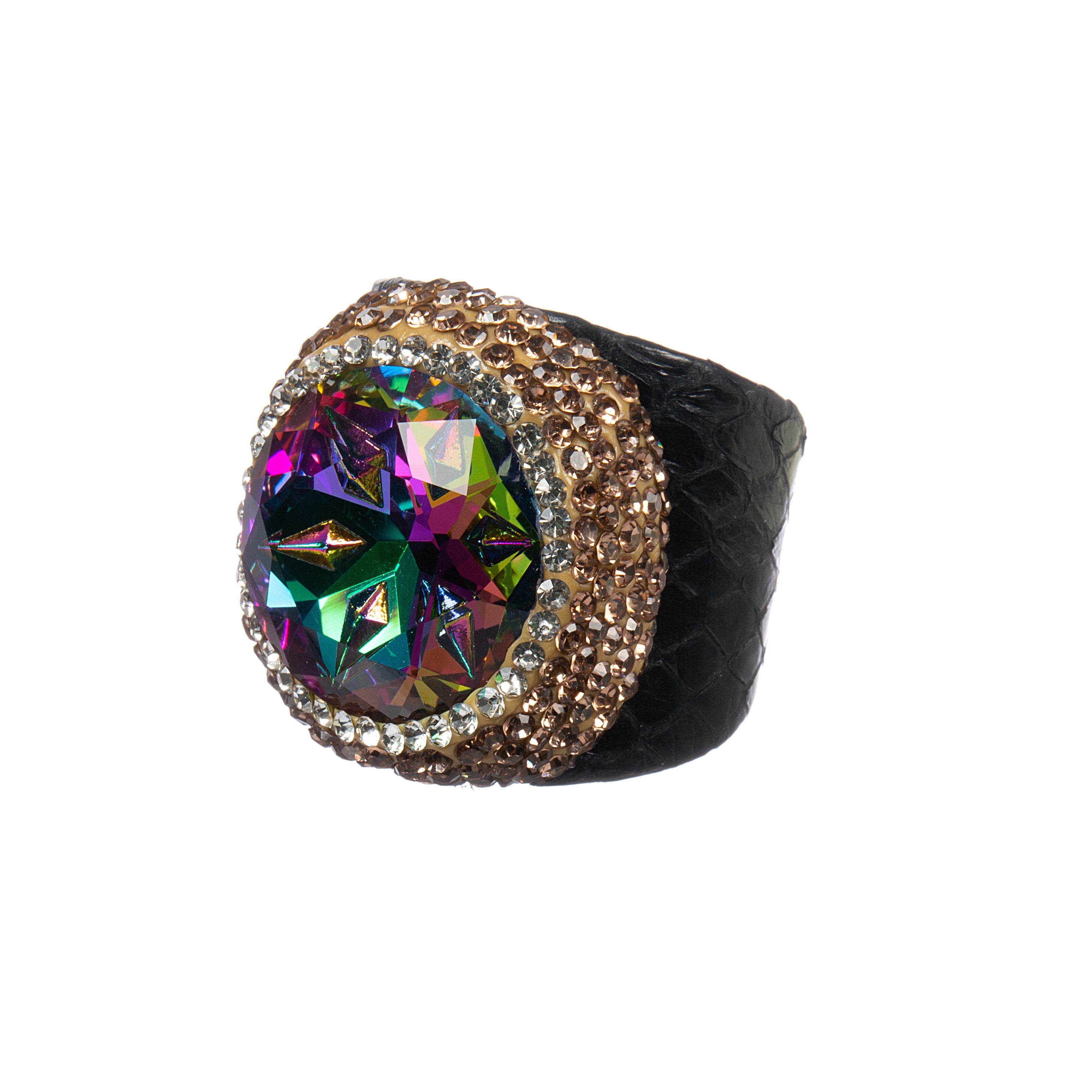 Crystal Pavé Cocktail Ring R2803